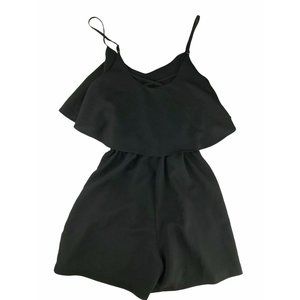 JUNK Brand Size Women's XS Black Romper Shorts